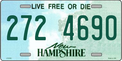 NH license plate 2724690