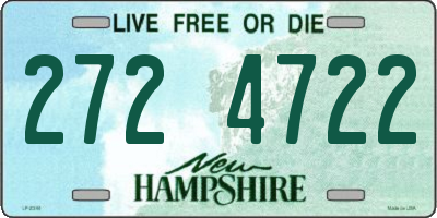 NH license plate 2724722