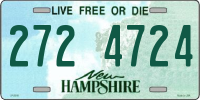 NH license plate 2724724
