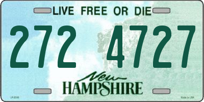 NH license plate 2724727