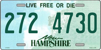 NH license plate 2724730