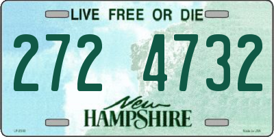 NH license plate 2724732