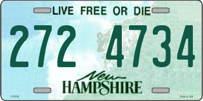 NH license plate 2724734