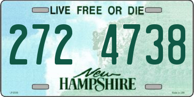 NH license plate 2724738