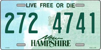 NH license plate 2724741