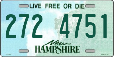 NH license plate 2724751