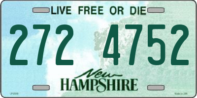 NH license plate 2724752