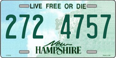 NH license plate 2724757