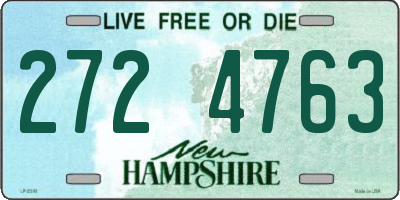 NH license plate 2724763