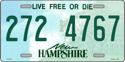 NH license plate 2724767