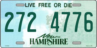 NH license plate 2724776
