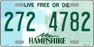 NH license plate 2724782