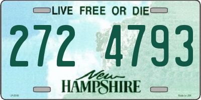 NH license plate 2724793