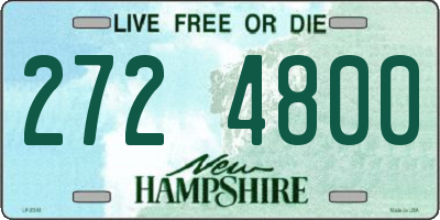 NH license plate 2724800