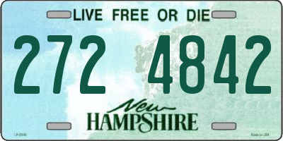 NH license plate 2724842