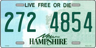 NH license plate 2724854