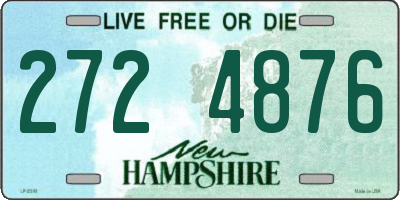 NH license plate 2724876