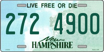 NH license plate 2724900