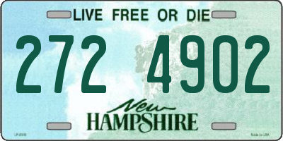NH license plate 2724902