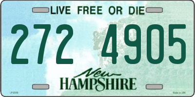 NH license plate 2724905