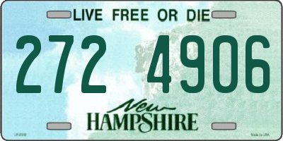 NH license plate 2724906