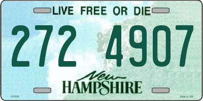 NH license plate 2724907