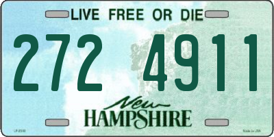 NH license plate 2724911