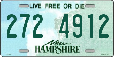 NH license plate 2724912
