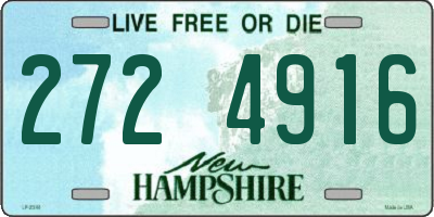 NH license plate 2724916