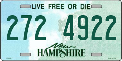 NH license plate 2724922