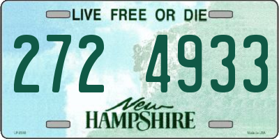 NH license plate 2724933