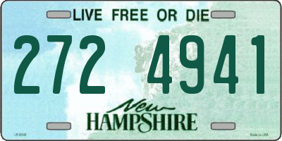 NH license plate 2724941
