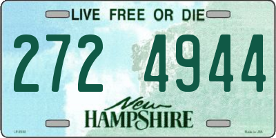 NH license plate 2724944