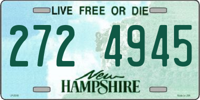 NH license plate 2724945