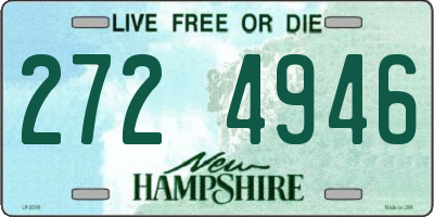 NH license plate 2724946