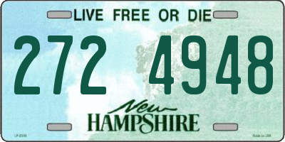 NH license plate 2724948