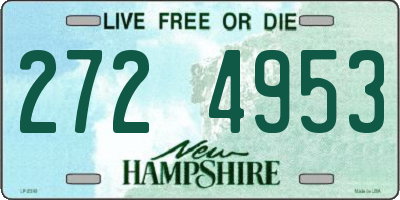 NH license plate 2724953