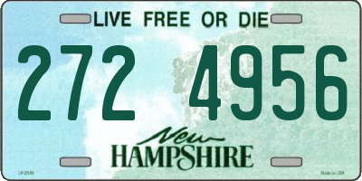 NH license plate 2724956