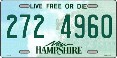 NH license plate 2724960