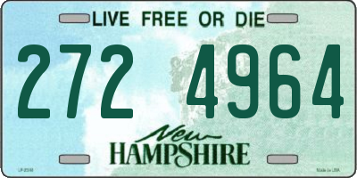 NH license plate 2724964