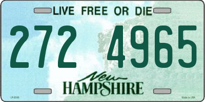NH license plate 2724965