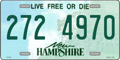 NH license plate 2724970