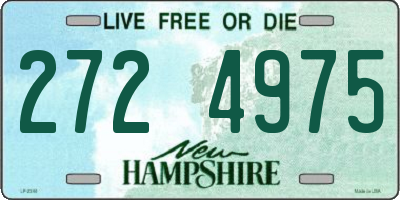 NH license plate 2724975