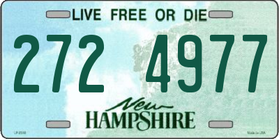 NH license plate 2724977