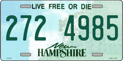 NH license plate 2724985