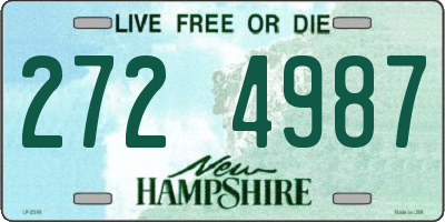 NH license plate 2724987
