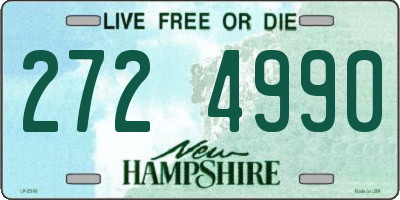 NH license plate 2724990