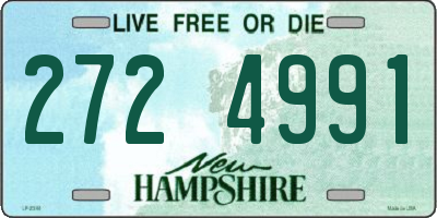 NH license plate 2724991