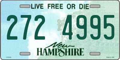 NH license plate 2724995