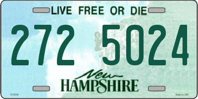 NH license plate 2725024